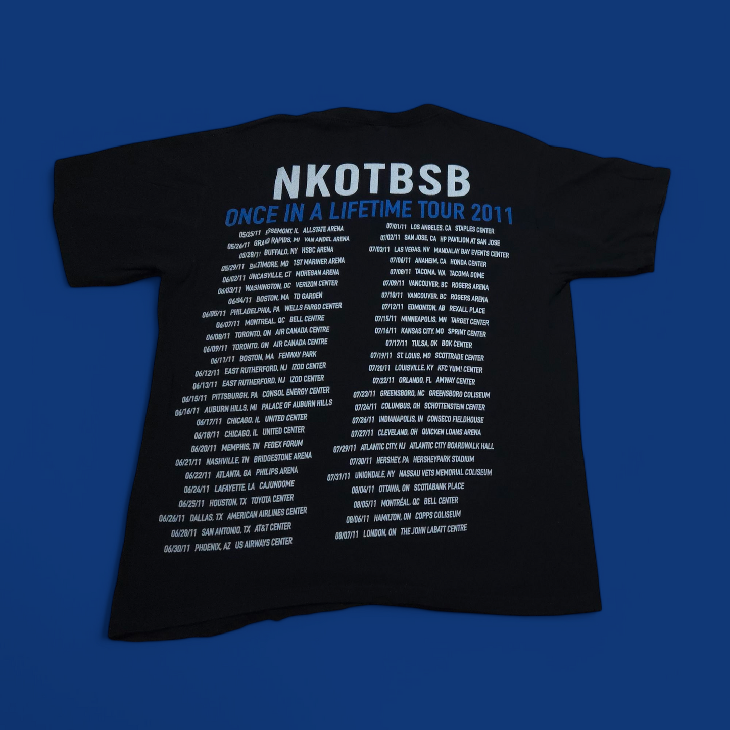 (S) NKOTBSB “Once in a Lifetime” Tour T-Shirt